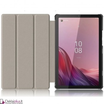 Dirbtinės odos atverčiamas dėklas - bordo spalvos Lenovo Tab M9 9.0 